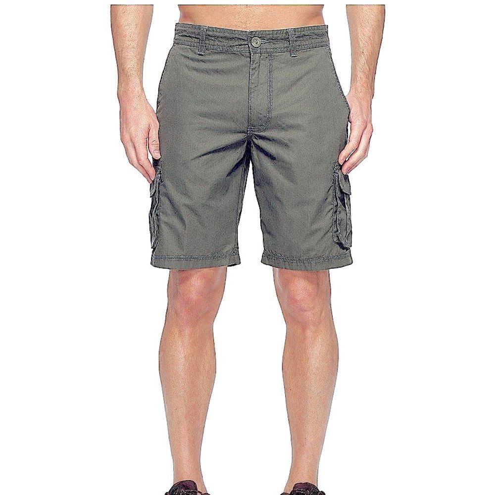 Columbia mens dark gray Chatfield Range cargo Shorts 10”nylon cotton reg fit 36